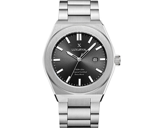Silver Luxuryal Watch (Swiss Movement)