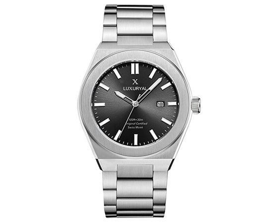 Silver Luxuryal Watch (Swiss Movement)