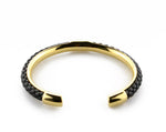 Genuine Leather Golden Bangle