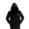 BLACK WITH GOLD EMBROIDERED HOODIE (REGULAR STYLE)