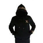 BLACK WITH GOLD EMBROIDERED HOODIE (REGULAR STYLE)